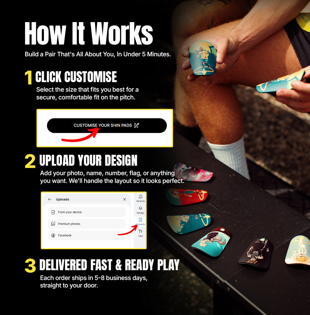 Aangepaste scheenbeschermers