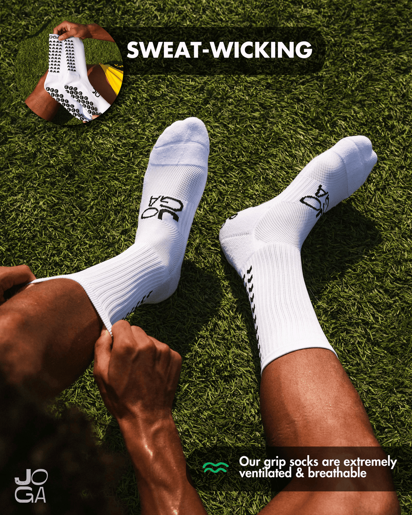 Performance Grip Socks 2.0 - White