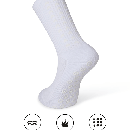 Calcetines de Agarre & Rendimiento 2.0 - Blanco Total