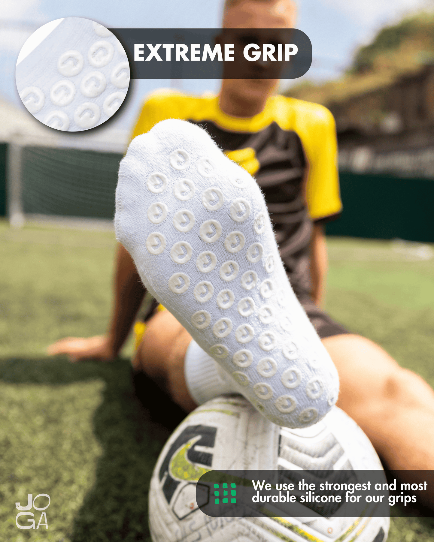 Exclusive 6 Pair Bundle - Performance Grip Socks 2.0 Whiteout