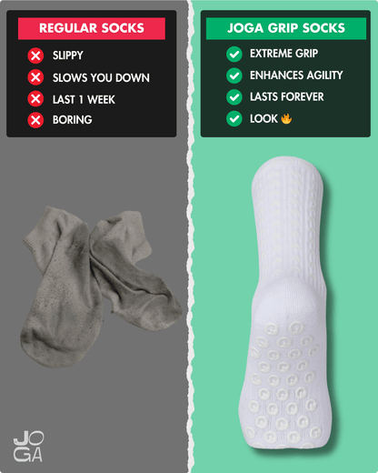 Exclusive 6 Pair Bundle - Performance Grip Socks 2.0 Whiteout