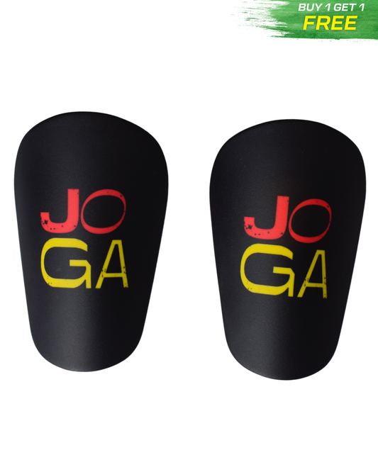 JOGA Shin Pads - BLACK/RED/YELLOW