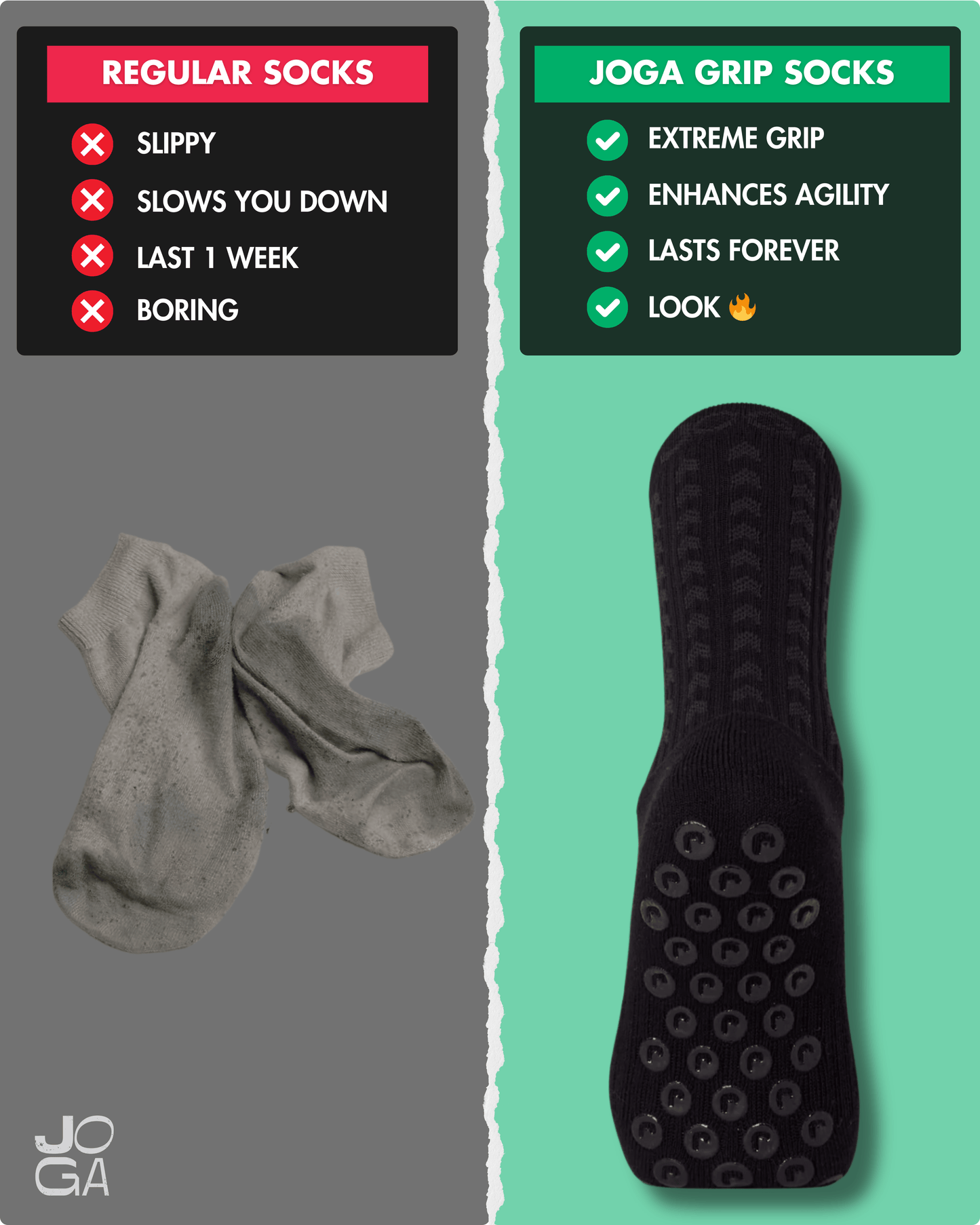 Performance Grip Socks 2.0 - Blackout