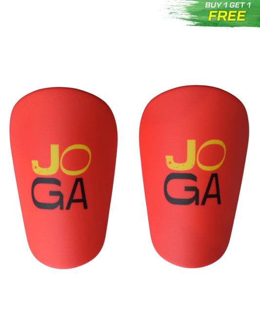 JOGA Shin Pads - RED/YELLOW/BLACK
