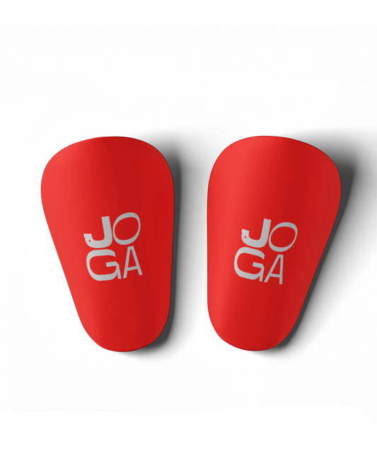 Joga Shin Pads - rosso/bianco