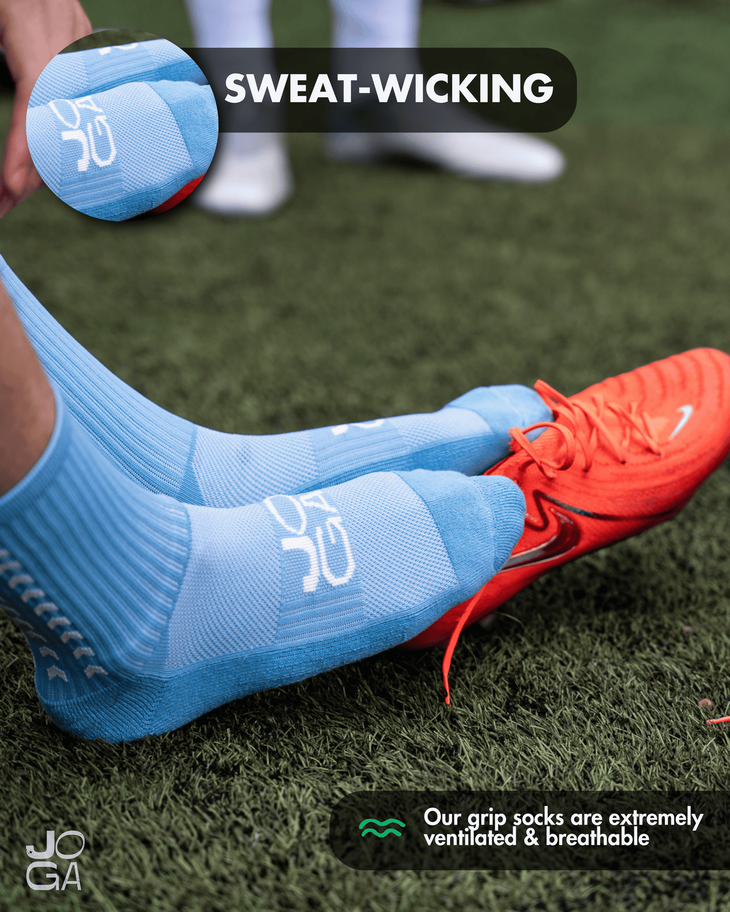 Performance Grip Socks 2.0 - Sky Blue