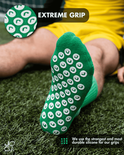 Exclusive 6 Pair Bundle - Performance Grip Socks 2.0 Green