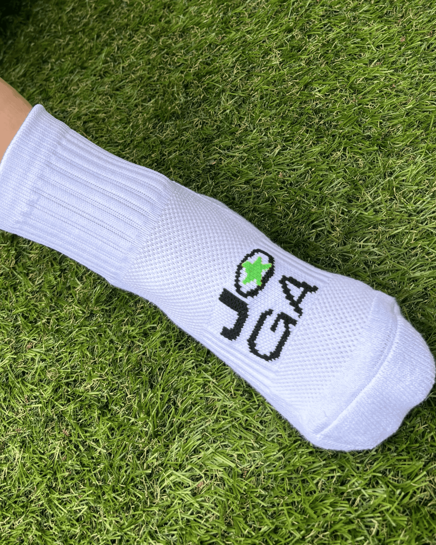 Joga Starz Grip Socks - White