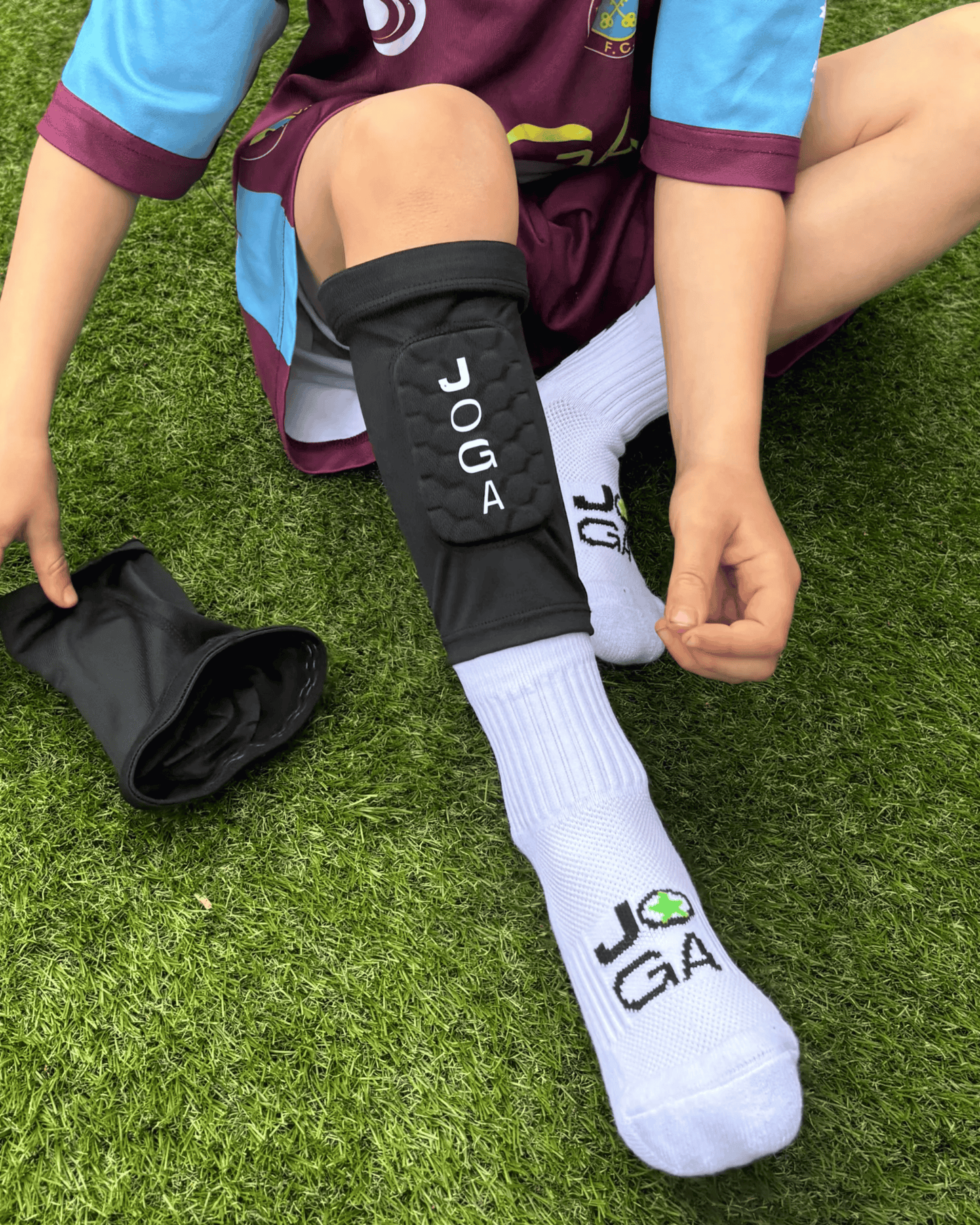 Joga Starz Grip Socken - Weiß