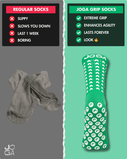 Exclusive 6 Pair Bundle - Performance Grip Socks 2.0 Green