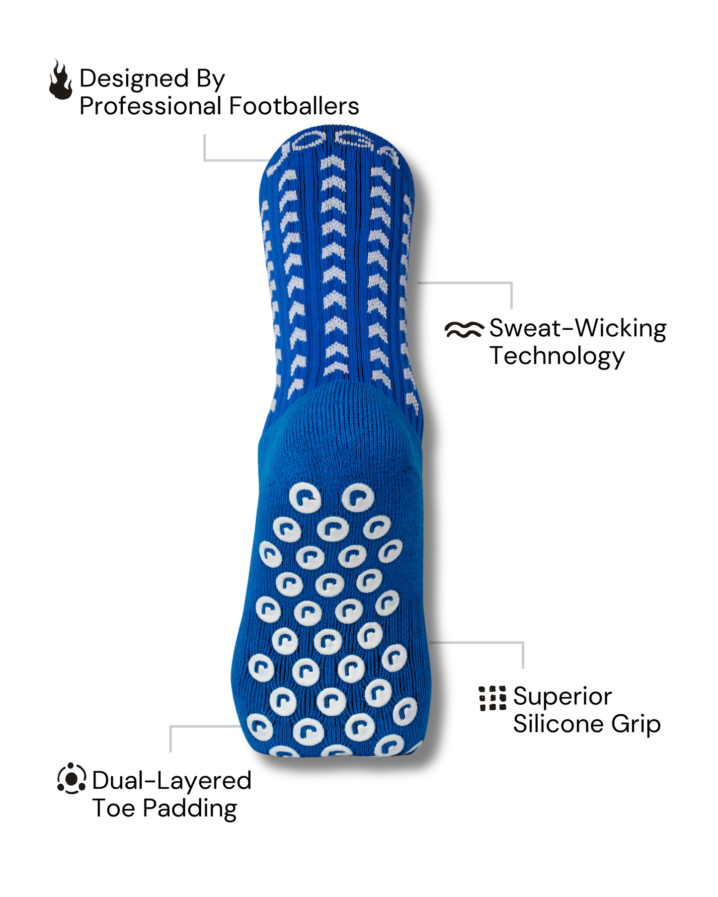 Performance Grip Sokken 2.0 - Blauw (EU)