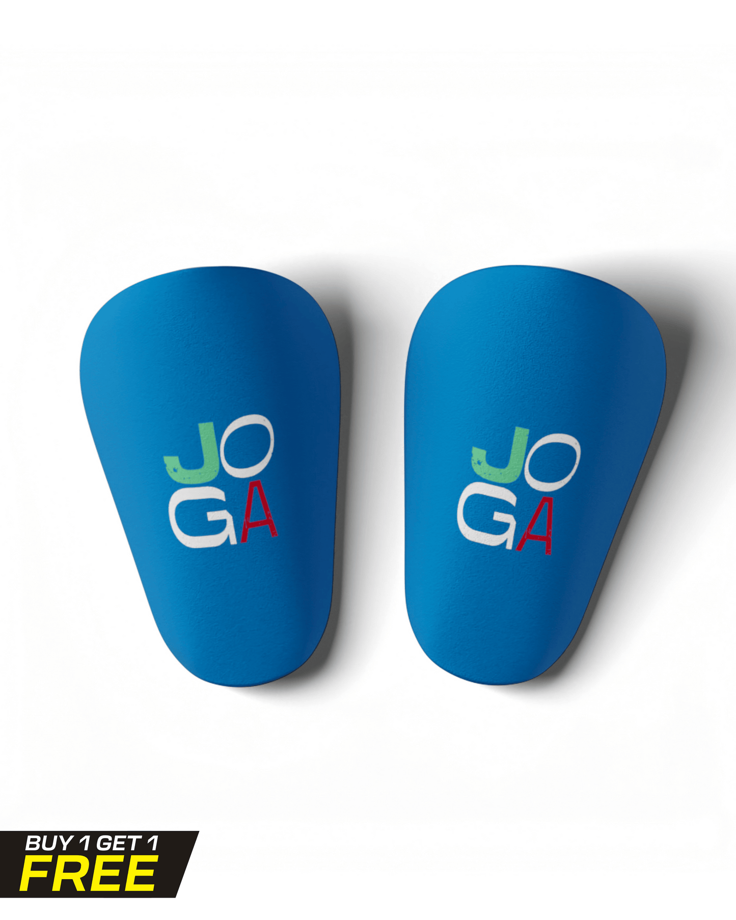 Joga Shin Pads - Blauw/groen/rood