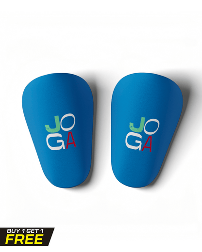 JOGA Shin Pads - BLUE/GREEN/RED