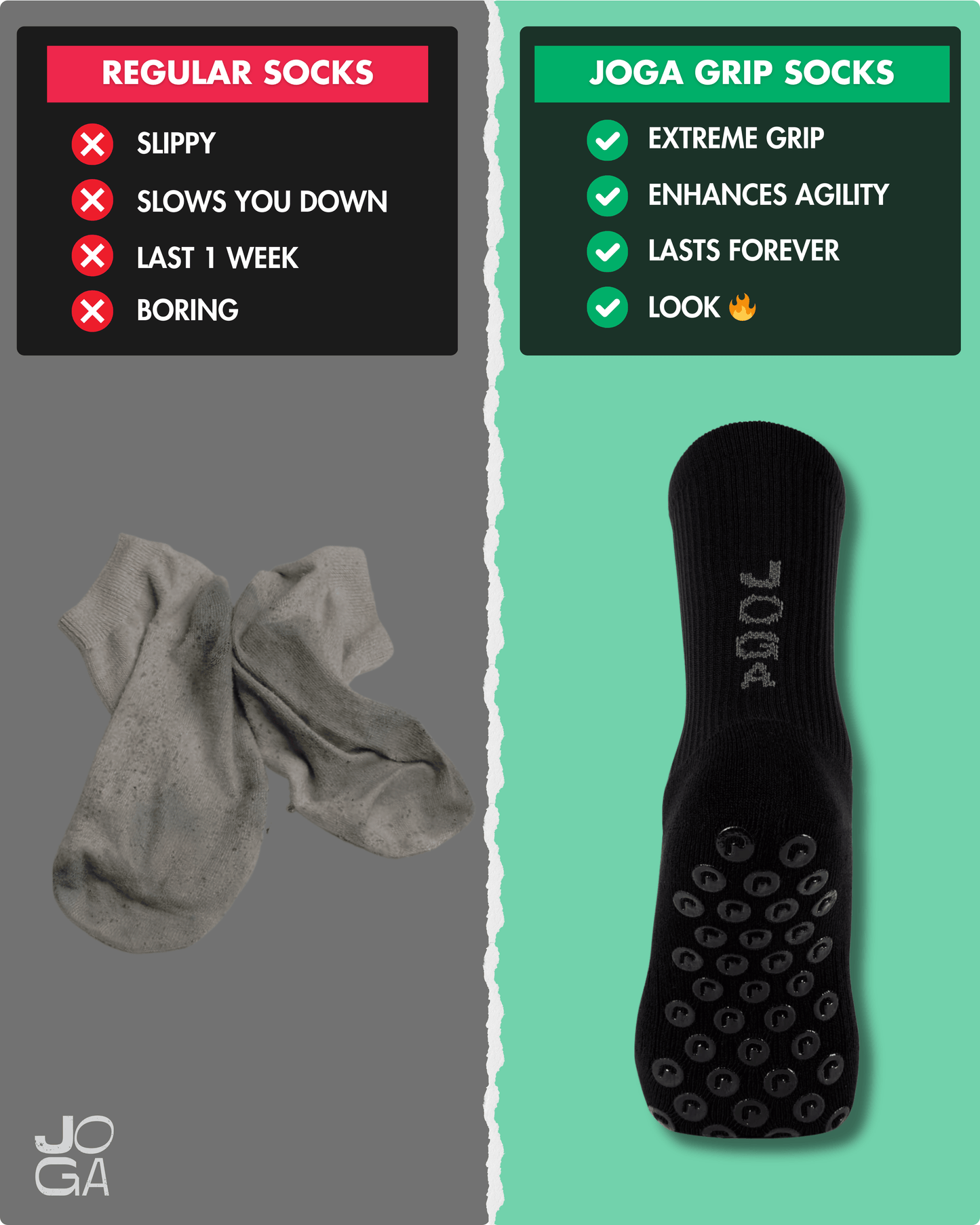 Pro Grip Socks - Black