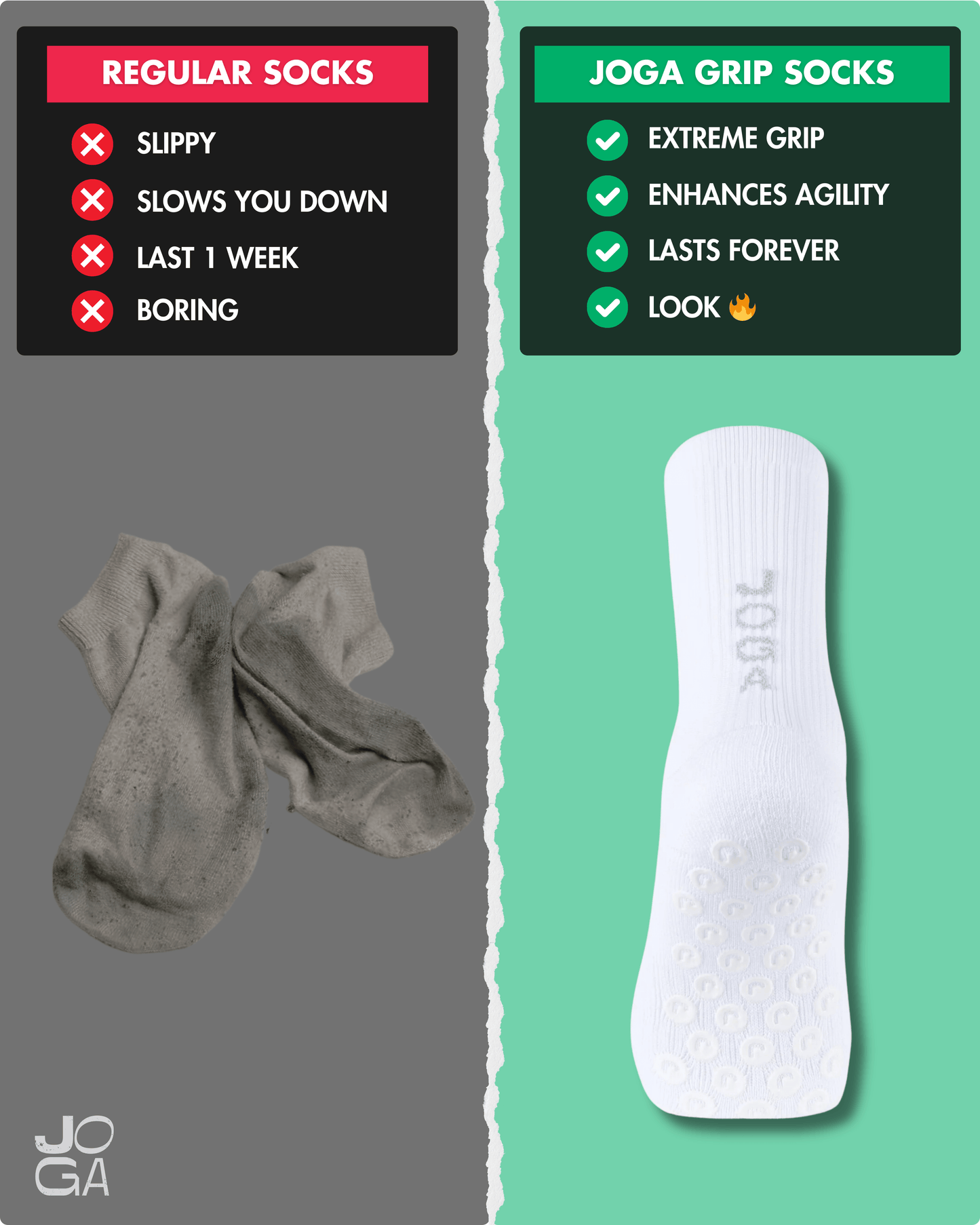 Pro Grip Socks - White