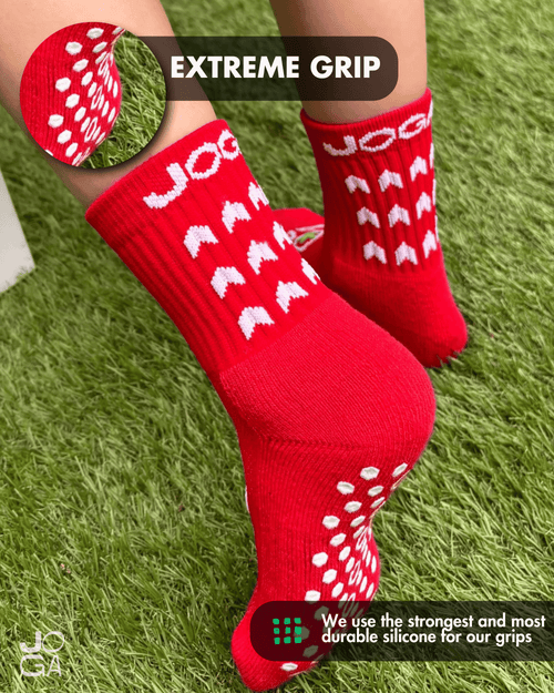 Calcetines de Agarre Starz - Rojos
