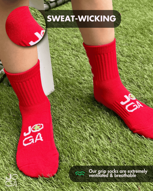 Calcetines de Agarre Starz - Rojos