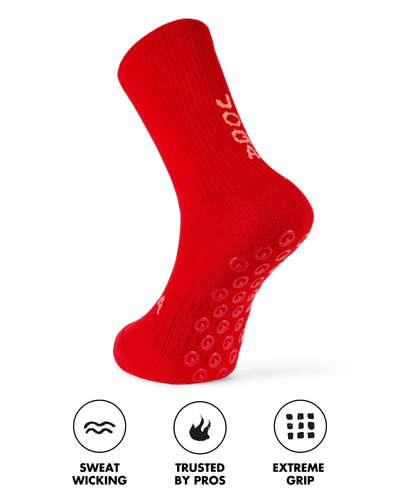 Pro Grip Socks - Red