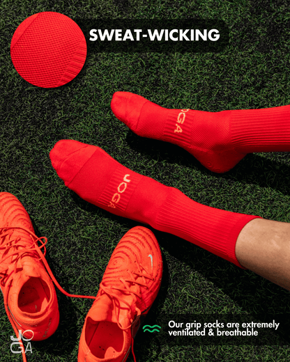 Pro Grip Socks - Red