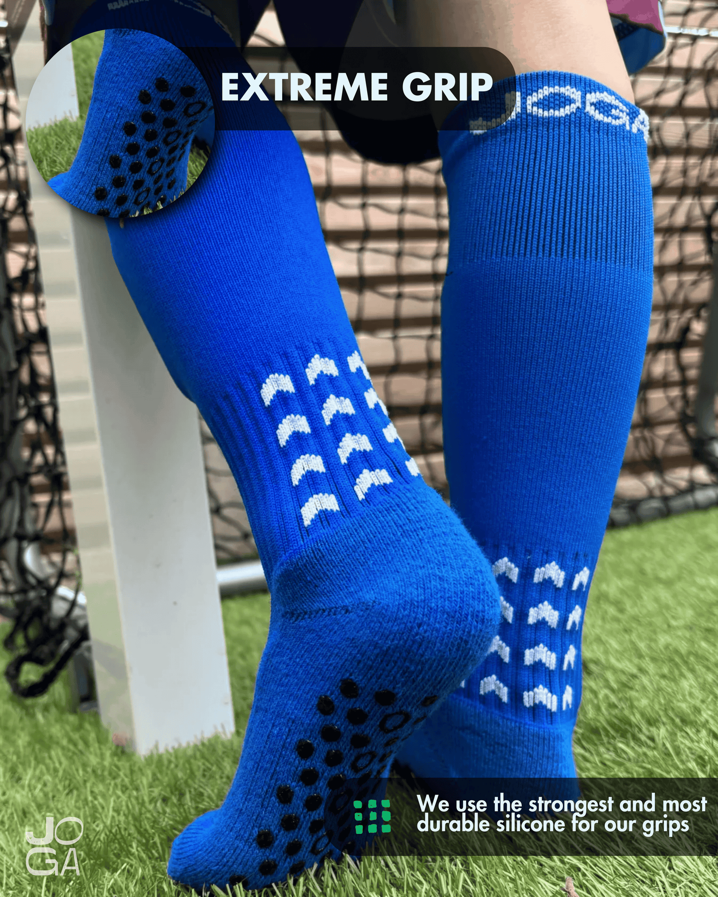 Starz Full-Length Grip Socks - Blue