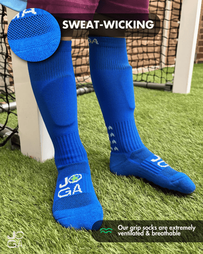 Starz Full-Length Grip Socks - Blue