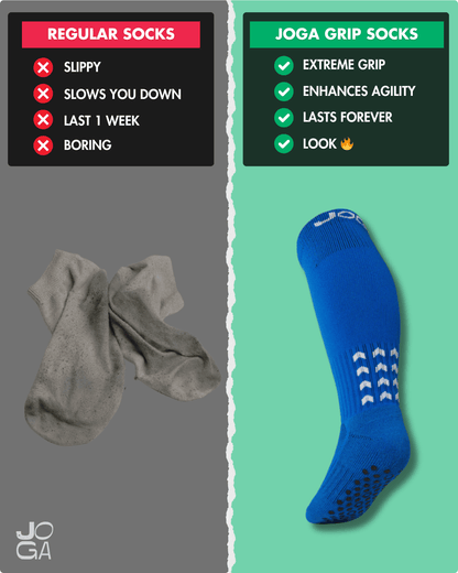 Starz Full-Length Grip Socks - Blue