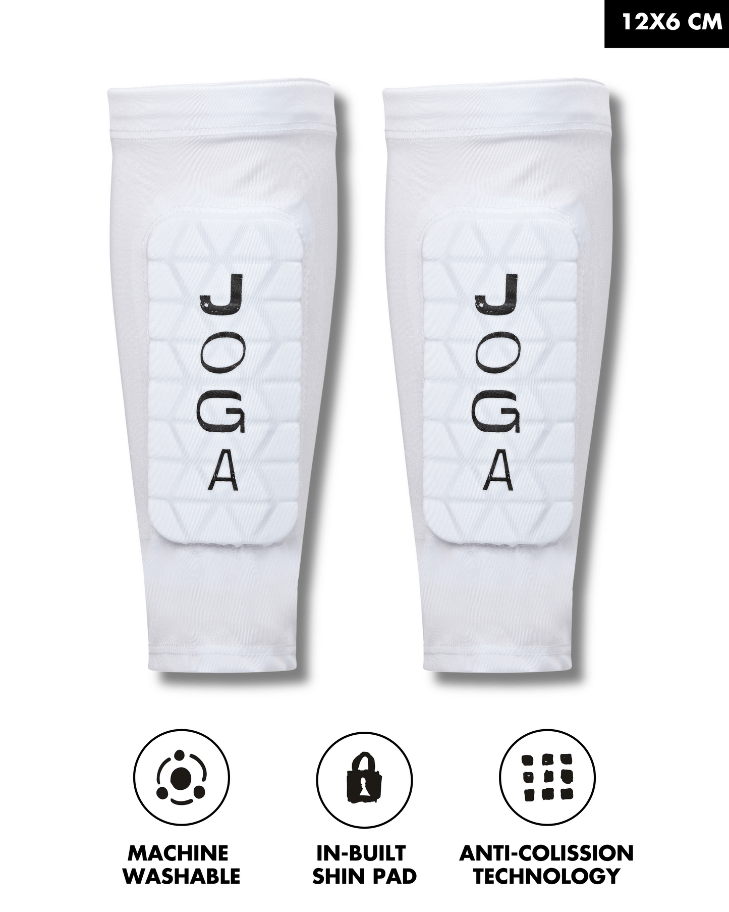 Shin Pad Sleeve - White