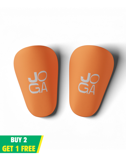 Shin Pads - ORANGE/WHITE