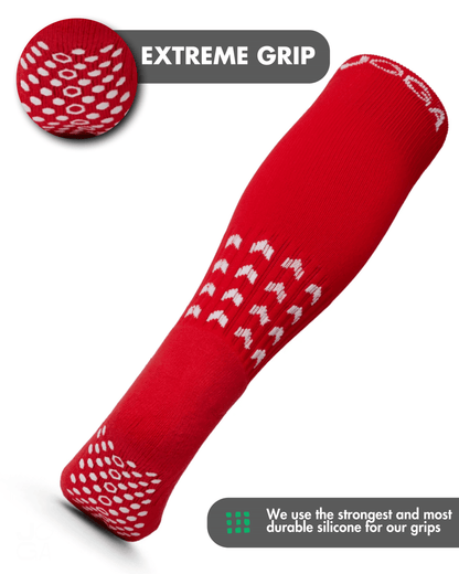 Starz Full-Length Grip Socks - Red