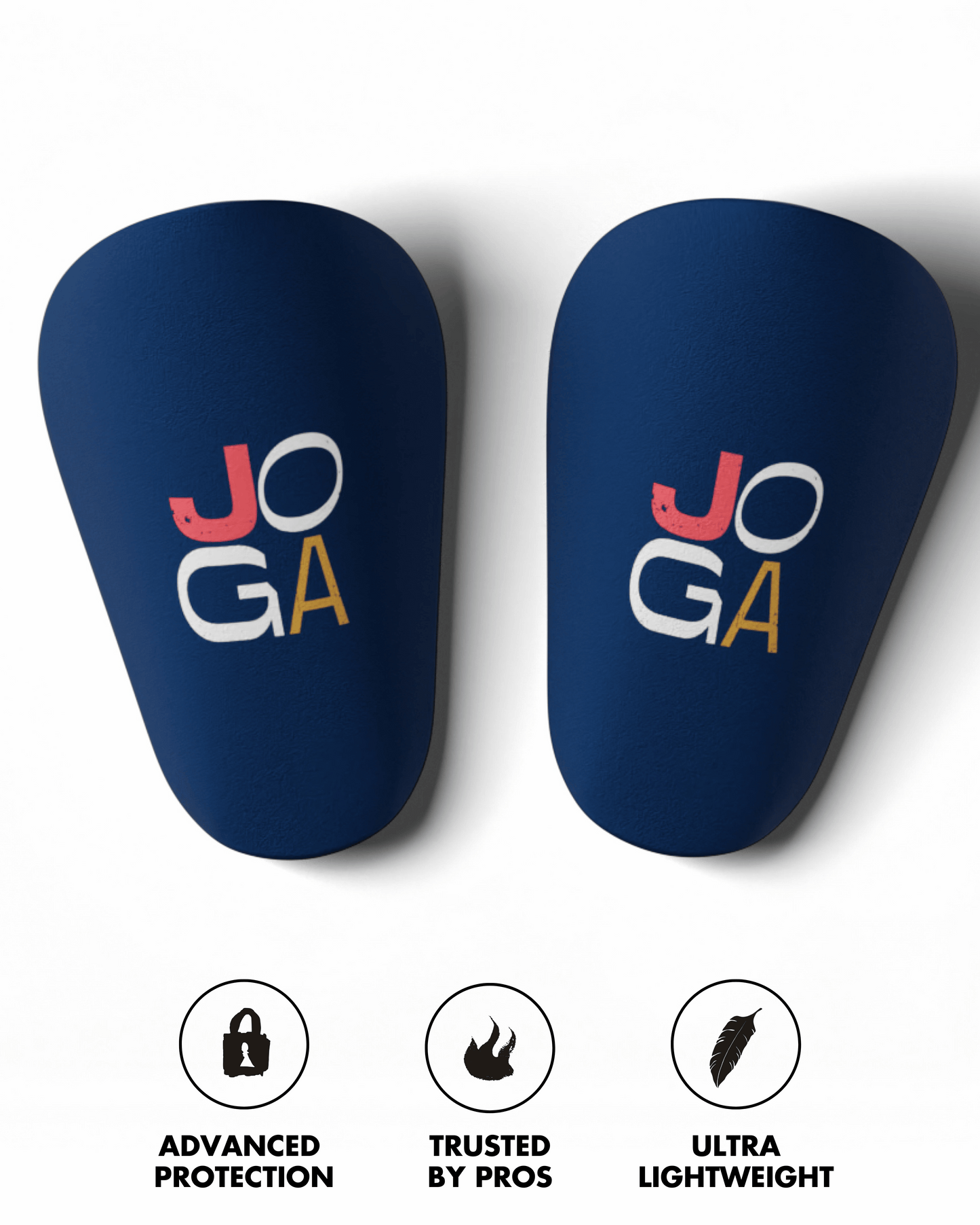 Shin Pads - BLUE/RED/GOLD