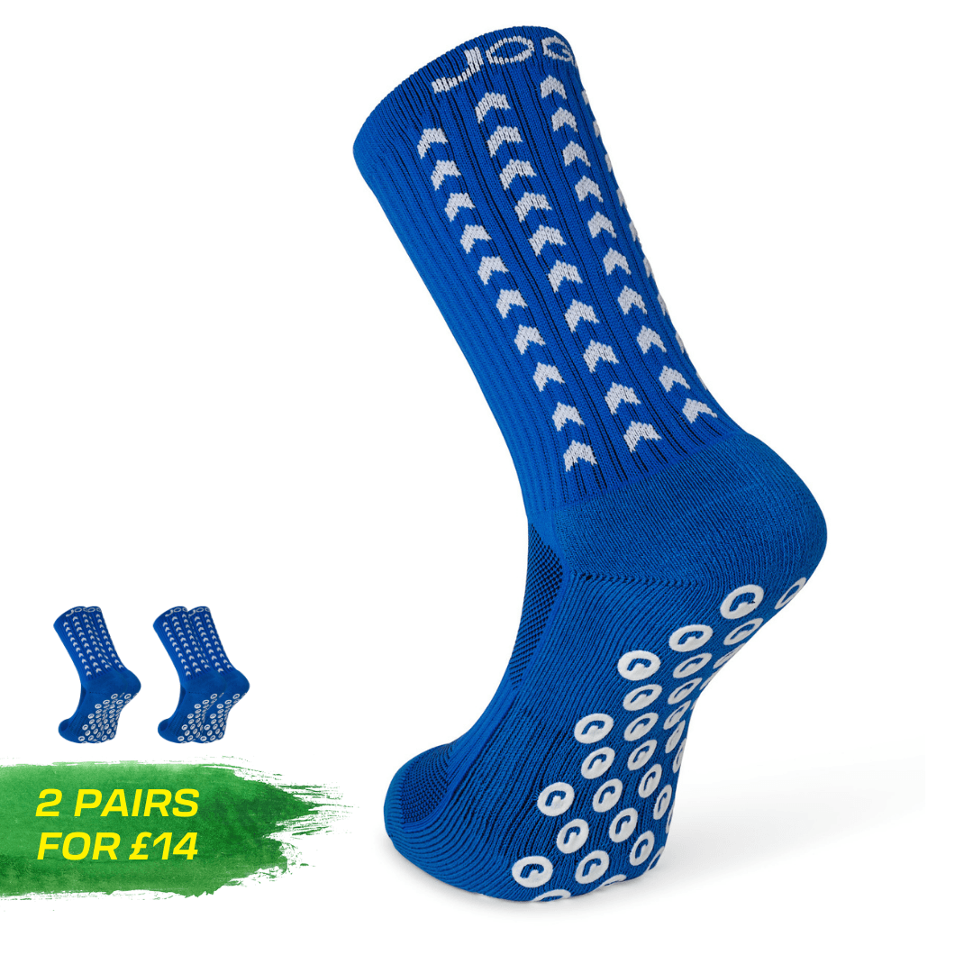 3 Pack White Football Grip Socks and Sock Tape Bundle – Grippy Sports