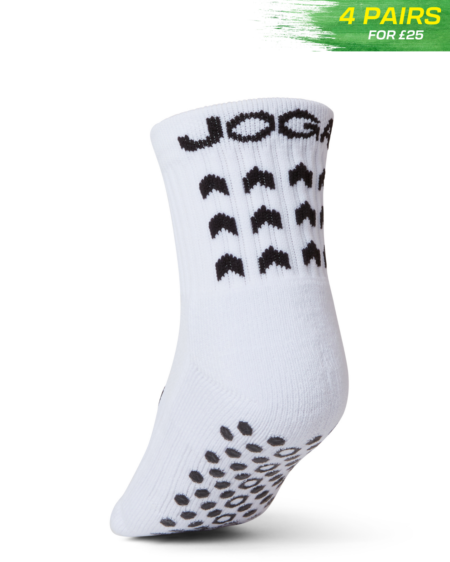 Joga Starz Grip Socks - White