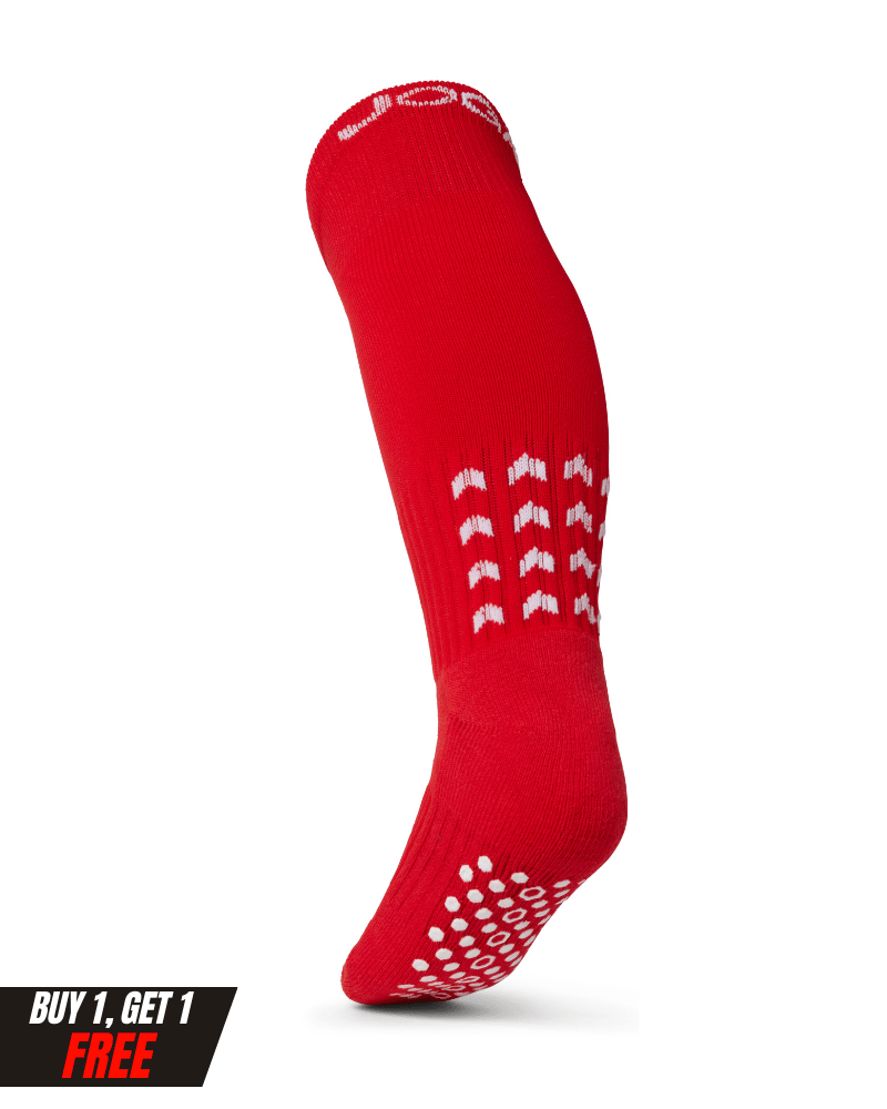 Starz Full-Length Grip Socks - Red