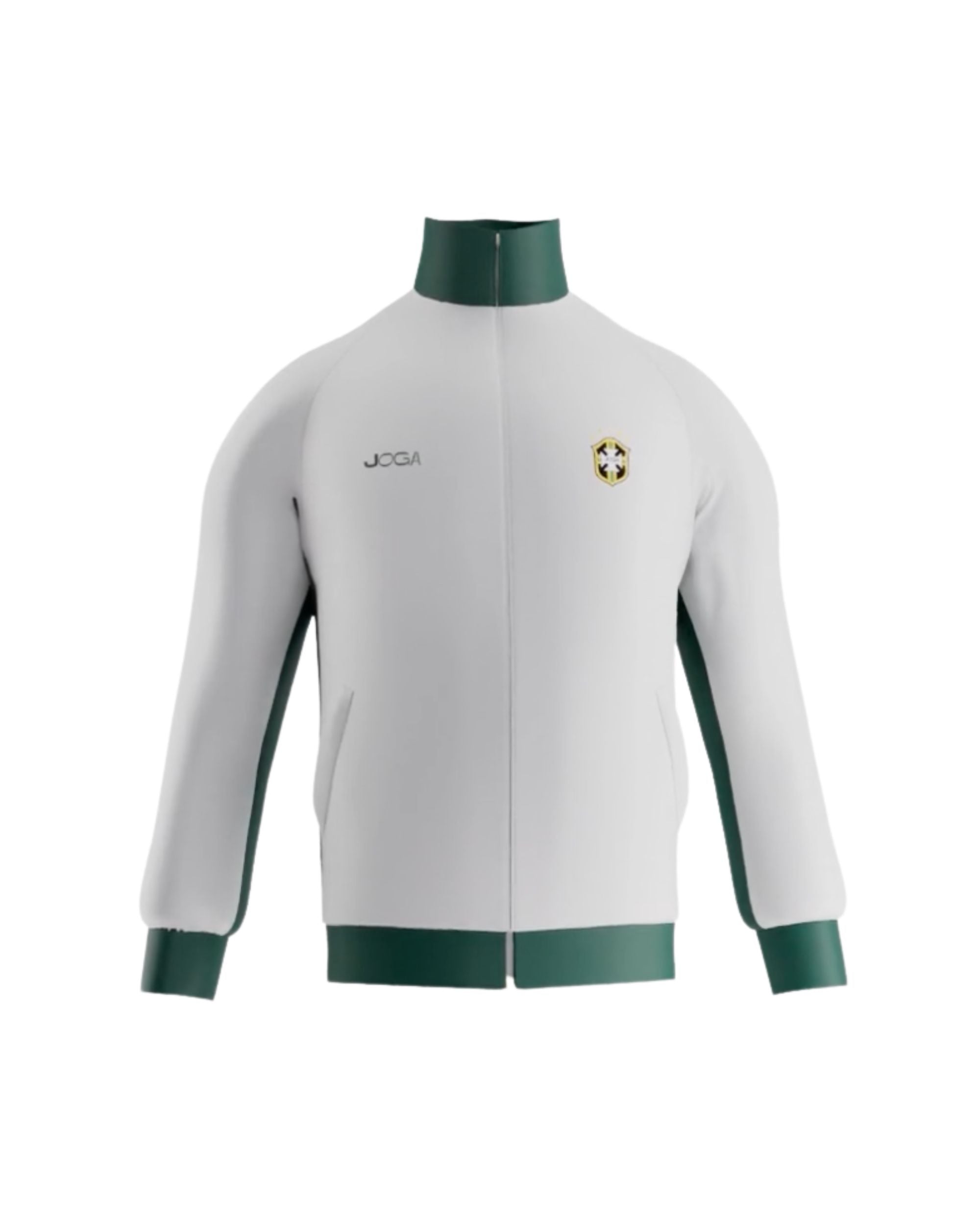 Brazil Tracksuit Top | Football Training Jacket | JOGA