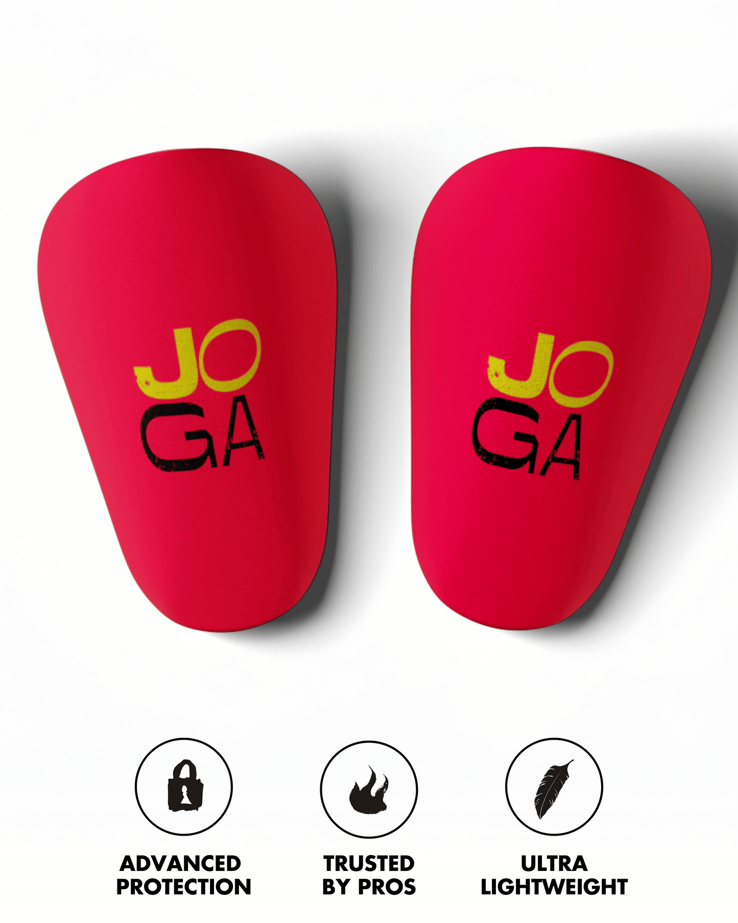 Shin Pads - RED/YELLOW/BLACK