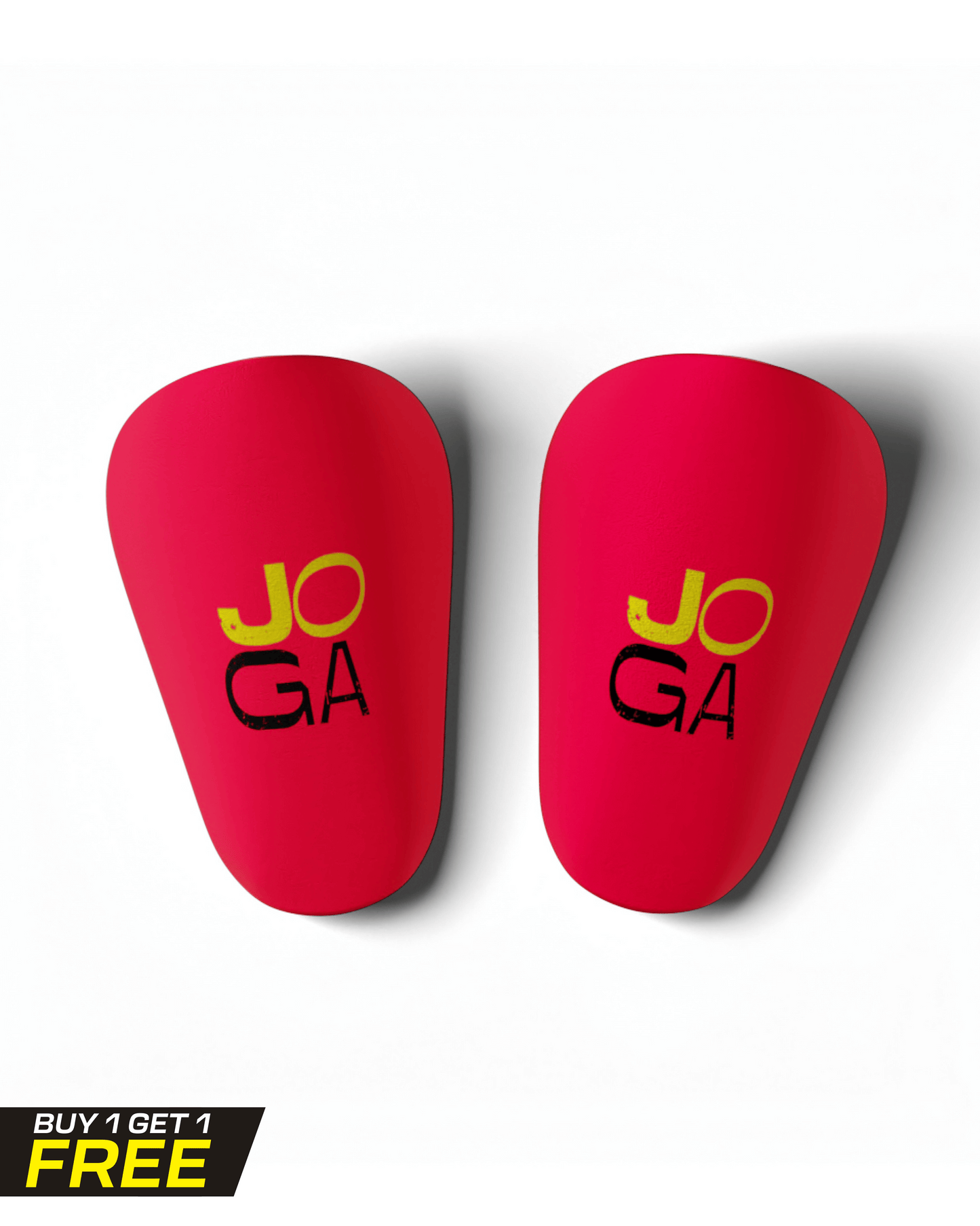 JOGA Shin Pads - RED/YELLOW/BLACK