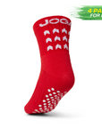 JOGA Starz Grip Socks - Red