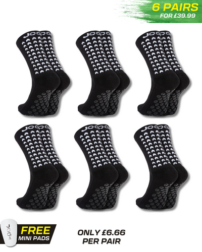 Poule d'œuvre exclusive de 6 paires - Performance Grip Socks 2.0 Black