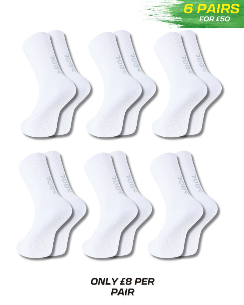 Joga Pro Grip Socks - White