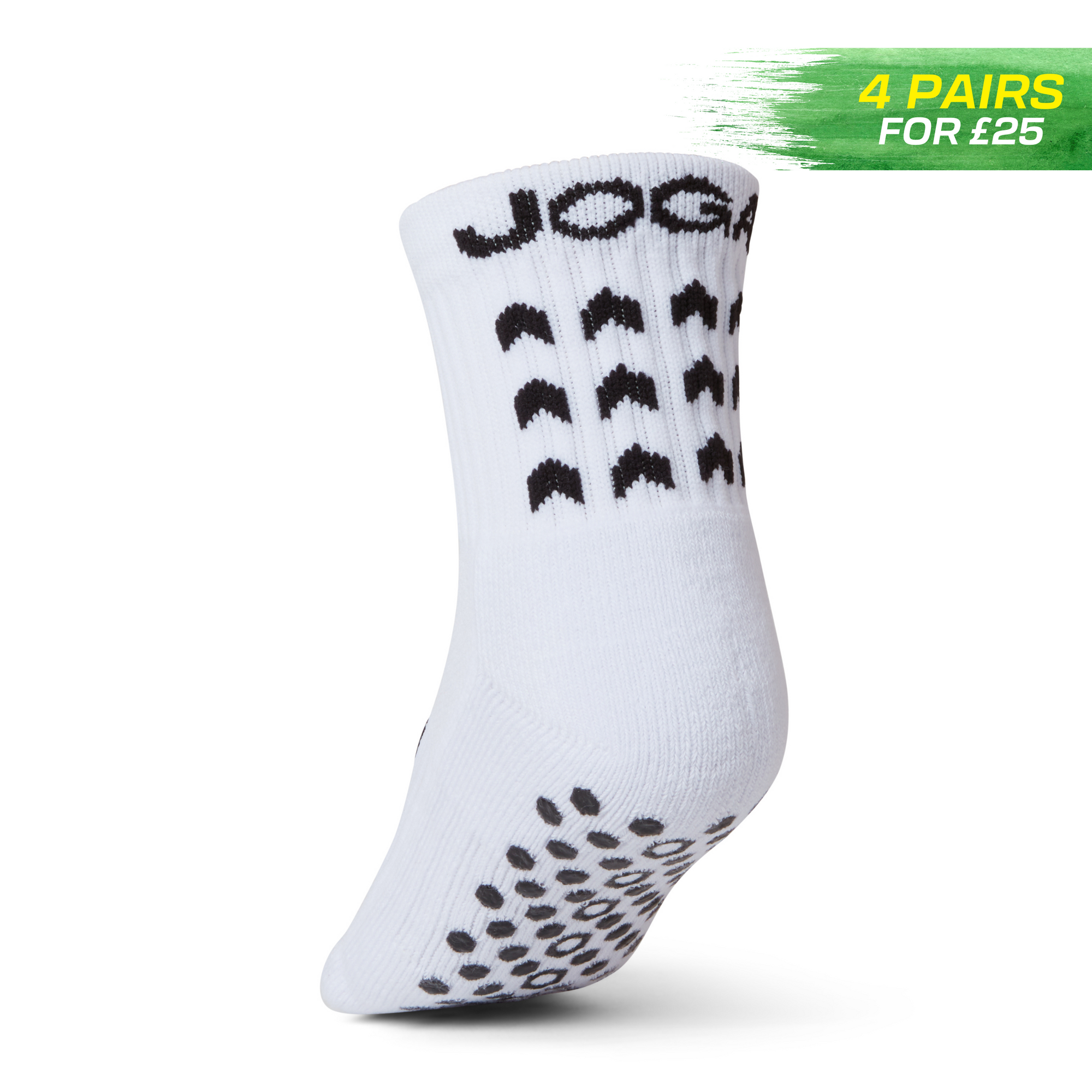 JOGA Starz Grip Socks - White