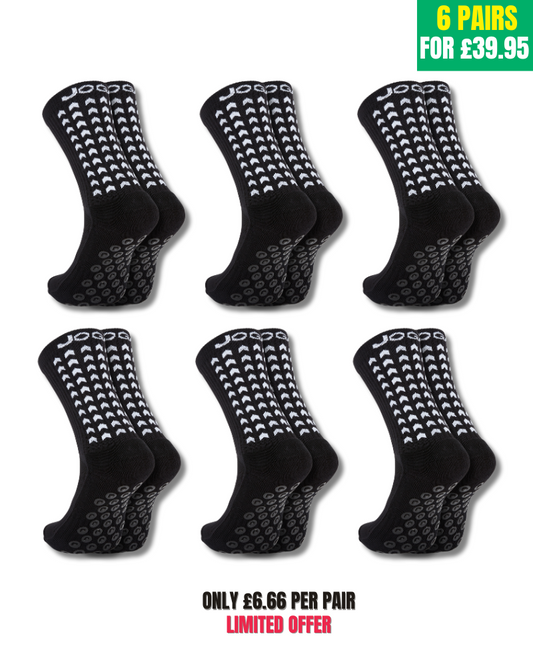 Poule d'œuvre exclusive de 6 paires - Performance Grip Socks 2.0 Black