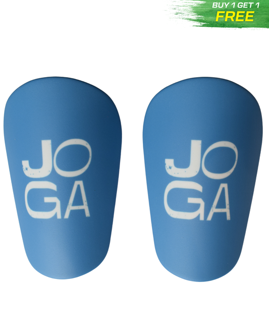 JOGA Shin Pads - BLUE/WHITE