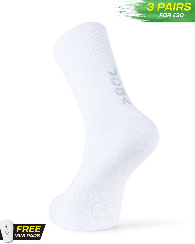 JOGA Pro Grip Socks - White