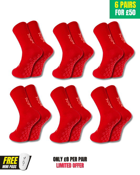 Joga Pro Grip Socken - rot