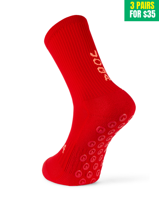 Pro Grip Socken - Rot