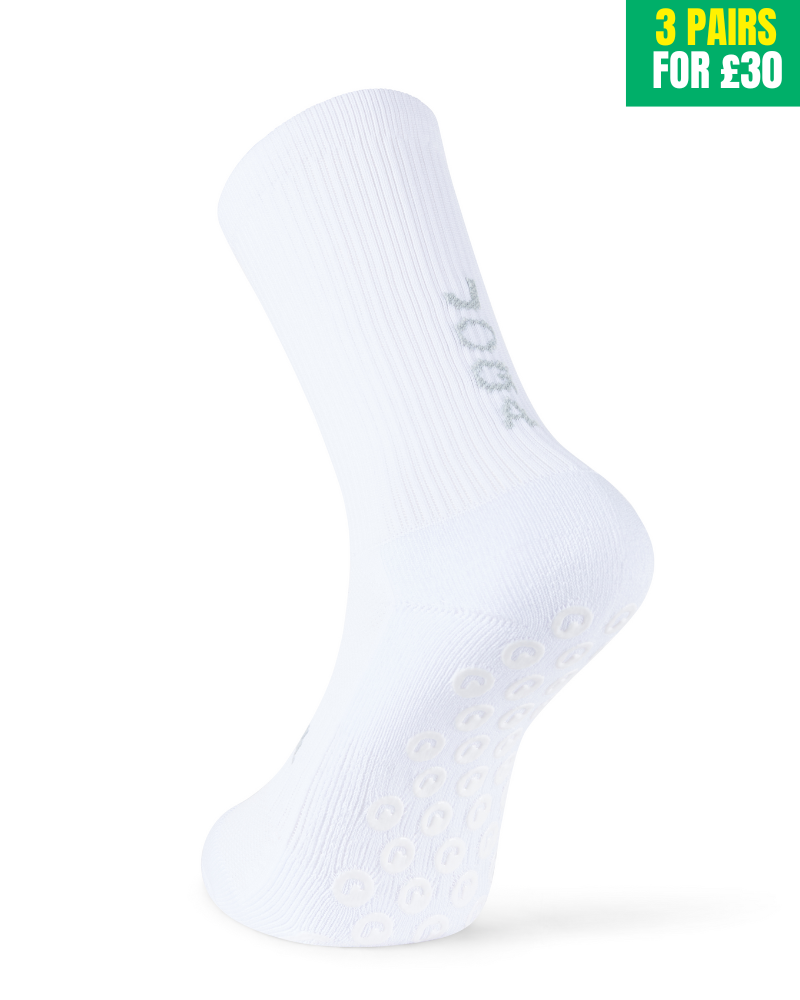 JOGA Pro Grip Socks - White