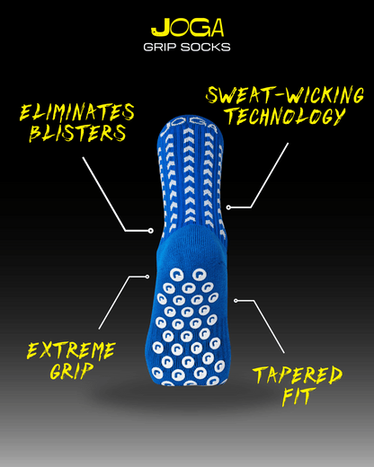 Exclusive 6 Pair Bundle - Performance Grip Socks 2.0 Blue