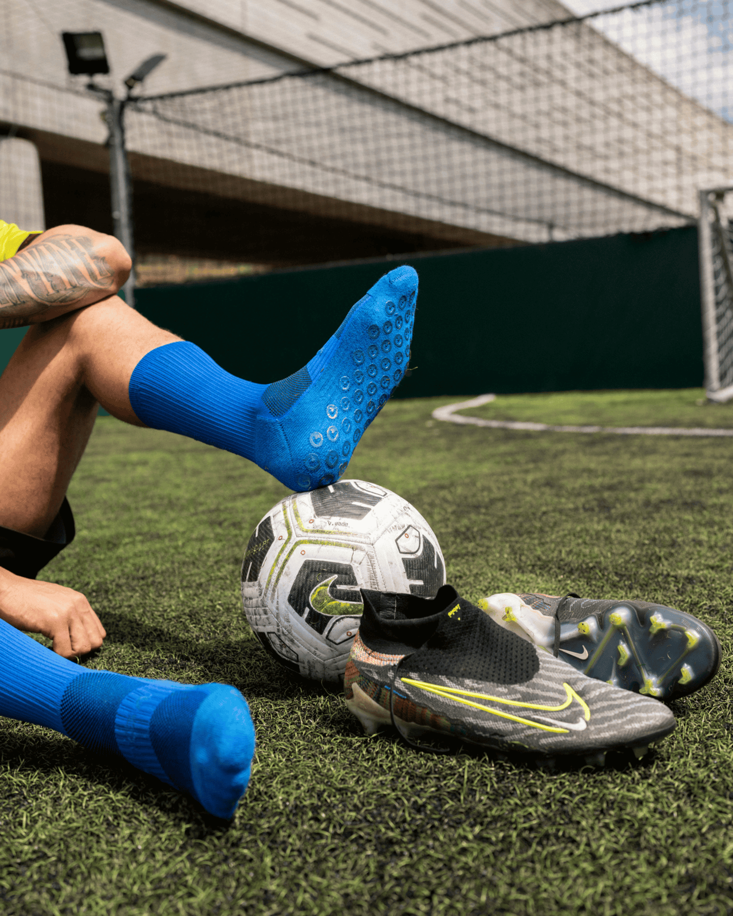 Joga Pro Grip Socken - Blau