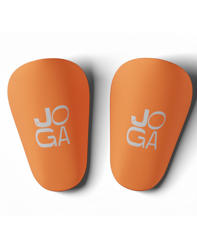 Shin Pads - ORANGE/WHITE