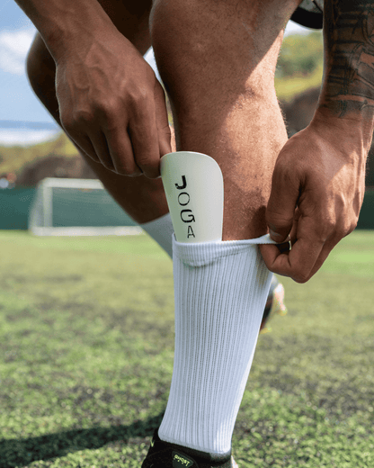 JOGA Mini Shin Pads - White